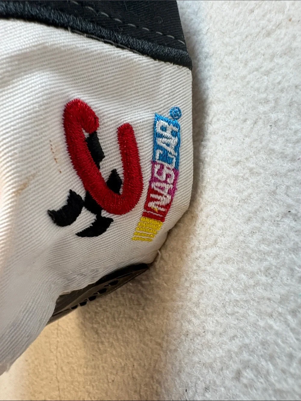 Dale Earnhardt Nascar White Black Red Number 3 Racing Cap